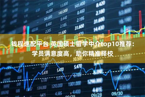 钱程速配平台 英国硕士留学中介top10推荐：学员满意度高，助你精准择校